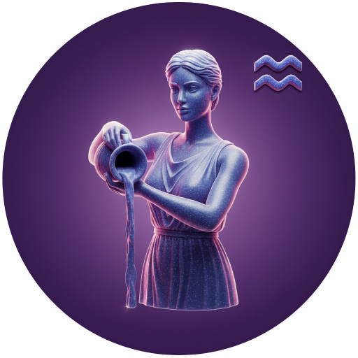 Aquarius Zodiac Icon